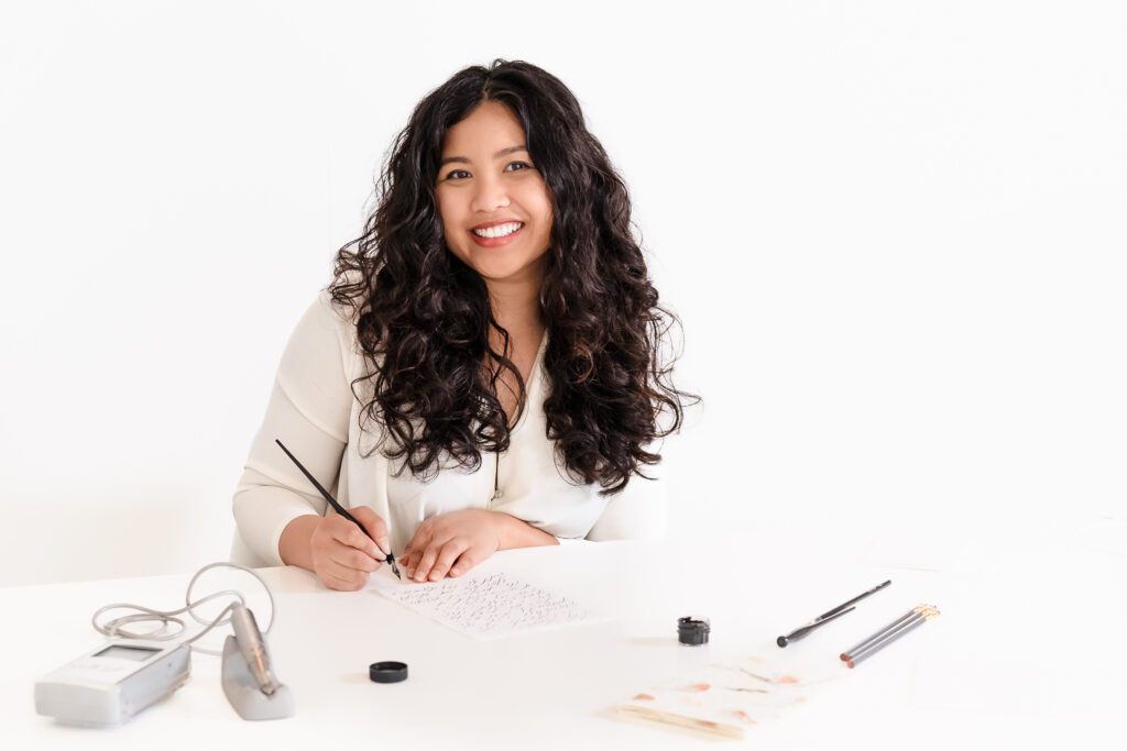 headshot of a calligrapher