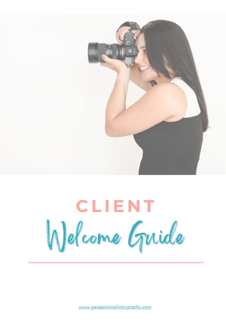 brand photo used in a Client Welcome Guide