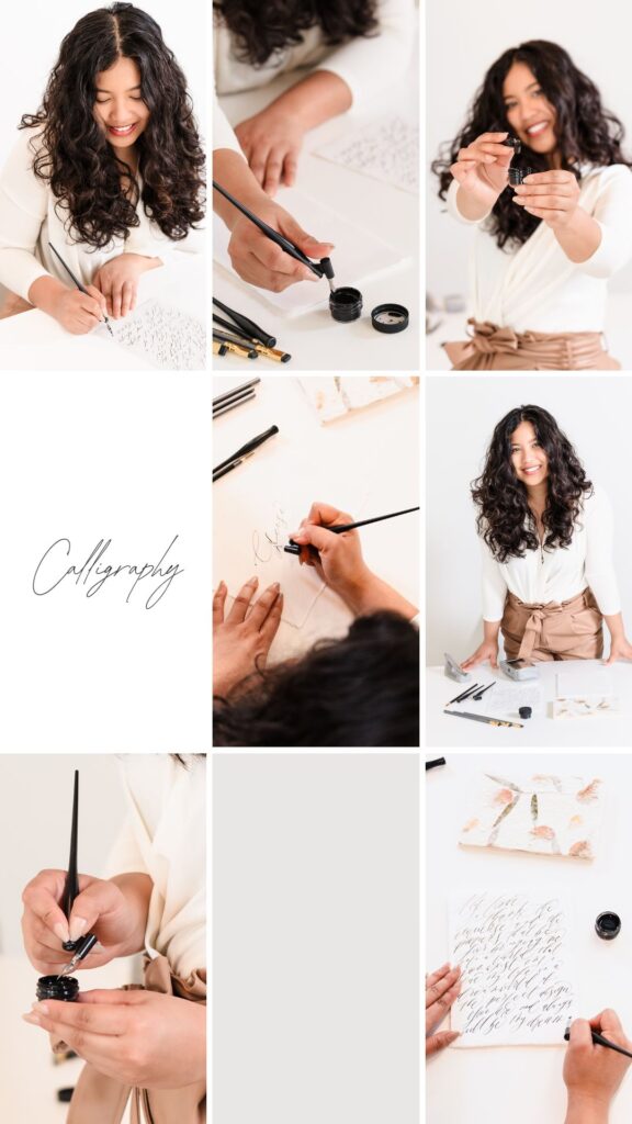 brand photos used in an Instagram Grid Template