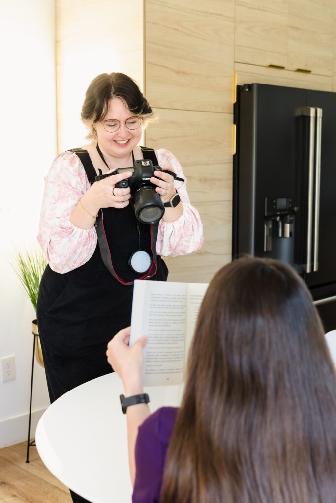 photographer taking photo